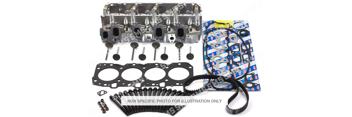 CYLINDER HEAD KIT (Bare AMC Head) with valves