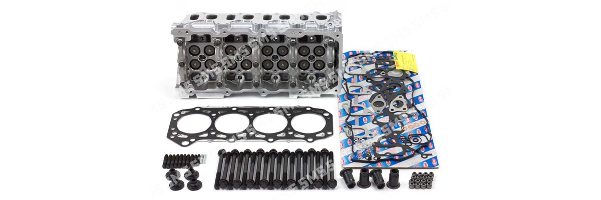 CYLINDER HEAD KIT 1 / 2007-> (complete AMC head less camshaft)