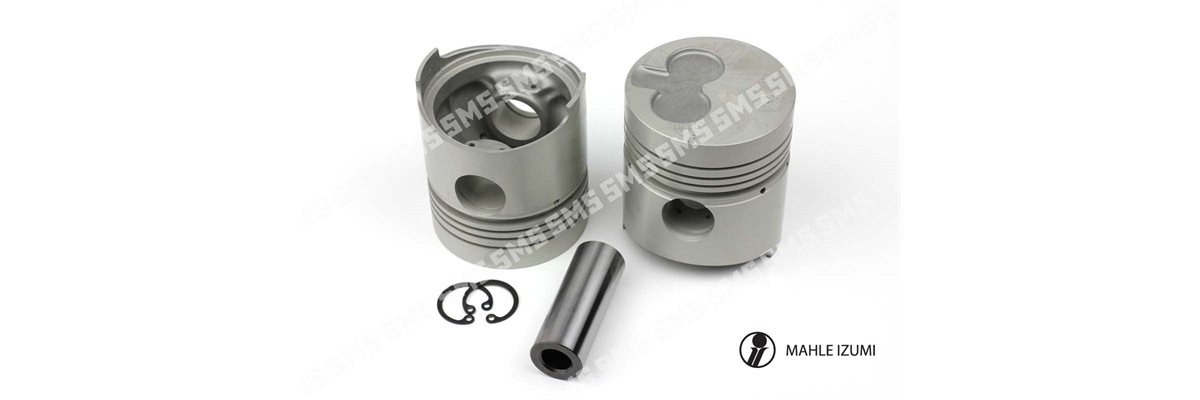 PISTON + PIN (4 Ring with Valve Relief) Premium 0.50mm