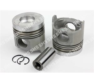 PISTON + PIN (4 Ring, Round Bowl) Premium